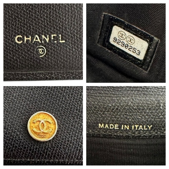 CHANEL Black Wallet with Gold Accent - Picture 2 of 15